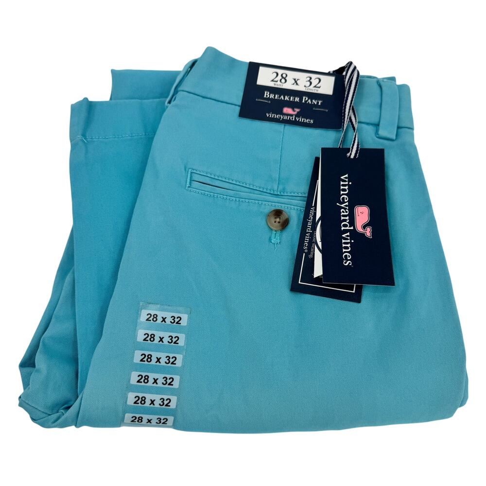 Vineyard Vines Pants Mens 28x32 (29x31 ACTUAL) Breaker Pant Coastal Blue‎ NEW